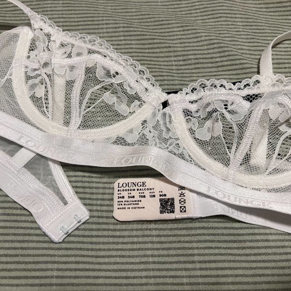 LOUNGE Blossom Balcony Bra - Size 34 / B - Picture 4 of 4